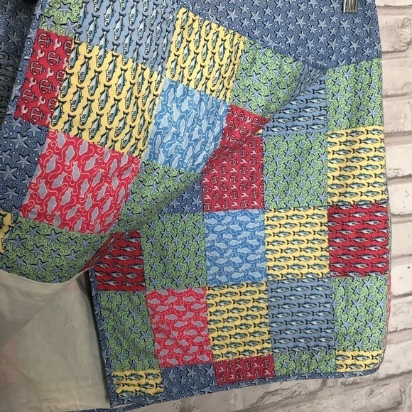 Vineyard Vines sea patchwork mini skirt, 4 - Picture 4 of 6